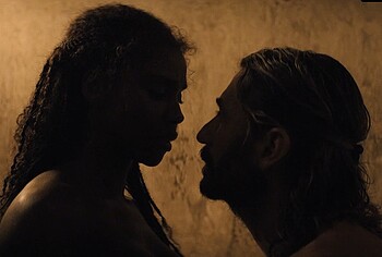 Tenika Davis nude in Spartacus House of Ashur