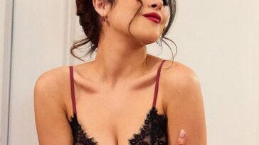 Elizabeth Gillies Sexy Bikini And Silk Lingerie Pics