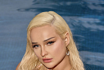 Kim Petras Nip Slip And See Through Public Photos