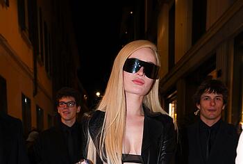 Kim Petras Nip Slip And See Through Public Photos