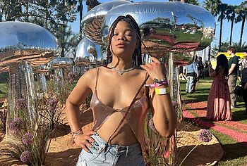 Storm Reid Nip Slip And See Through Pics