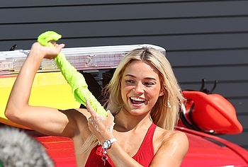 Olivia Dunne Pussy Cameltoe and Tight Ass During Baywatch Reboot