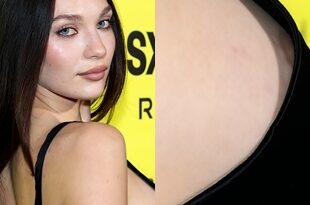 Maddie Ziegler Areola Slip And See Thru Nip Display